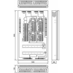 Ensto Ryhmäkeskus U/P FE Waltteri ESSV345.48 50A IP20C