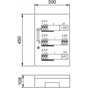 ABB Ryhmäkeskus pinta RP4E12S 40A IP20C FE
