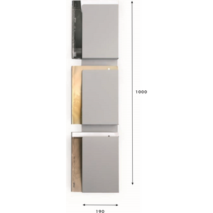 Inno Wall Case lehtiteline esitteille tai lehdille, valkoinen