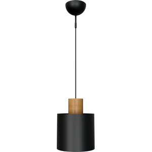 Valaisin Grönlund LOG 20-kattovalaisin Ø 20 cm, ↕ 26 cm, puu/musta