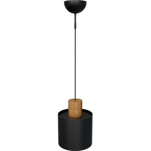 Valaisin Grönlund LOG 20-kattovalaisin Ø 20 cm, ↕ 26 cm, puu/musta