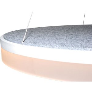 Valaisin Grönlund Acoustic Circulo 80-kattovalaisin 3000K Vaaleanharmaa
