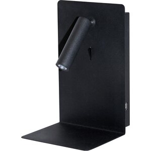 Valaisin Grönlund Shelf Spot USB-seinävalaisin musta