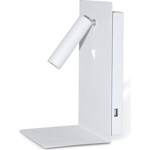 Valaisin Grönlund Shelf Spot USB-seinävalaisin valkoinen
