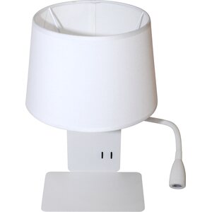 Valaisin Grönlund Shelf USB seinävalaisin varjostimella led vasemmalla valkoinen