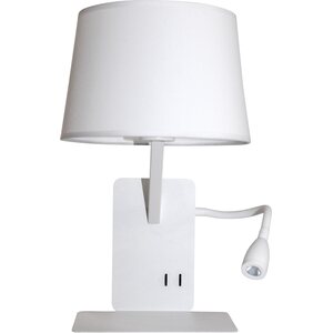 Valaisin Grönlund Shelf USB seinävalaisin varjostimella led vasemmalla valkoinen