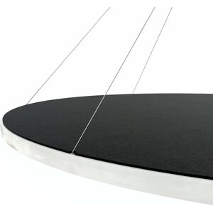 Valaisin Grönlund Kattovalaisin Acoustic Circulo Ø120cm SMD LED 110W 4000K Musta