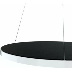 Valaisin Grönlund Kattovalaisin Acoustic Circulo Ø60cm LED 36W 4000K Musta