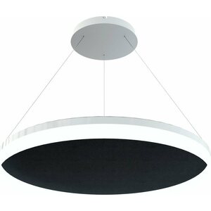 Grönlund Kattovalaisin Acoustic Circulo Ø80cm LED 48W 4000K Musta