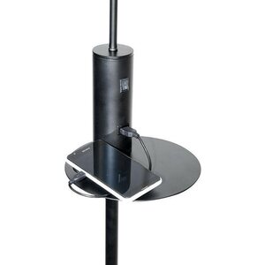 Valaisin Grönlund Vigo USB lattiavalaisin musta