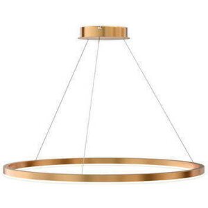 Valaisin Grönlund Kattovalaisin Layer 1 LED, matta messinki, ø 80 cm