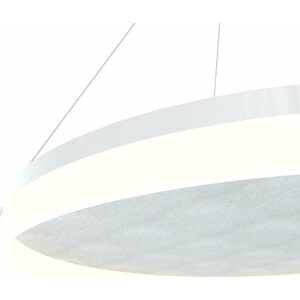 Valaisin Grönlund Kattovalaisin Acoustic Circulo Ø80cm LED 48W 4000K Luonnonvalkoinen
