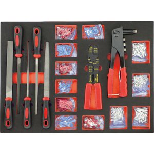 Timco Elite 14 ltk 489-osainen työkaluvaunu työkaluilla