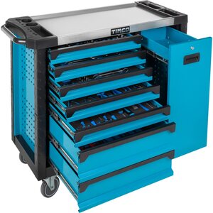 Timco Elite 7+1 ltk 275-osainen työkaluvaunu työkaluilla