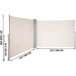 Green Land Sivumarkiisi 280G 160 x 600 cm. beige