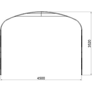 Prohall 4.5 x 13 m 500g harmaa kaaritalli
