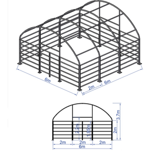 Ranch Farmer 6 x 6 x 3.7 m 900g karjateltta