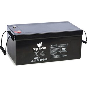 Brightsolar DC12-260 AGM akku, huoltovapaa