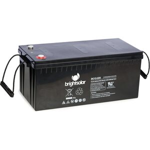 Brightsolar DC12-225 AGM akku. huoltovapaa