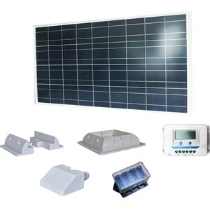 Brightsolar 160W aurinkopaneelisetti matkailuajoneuvoon