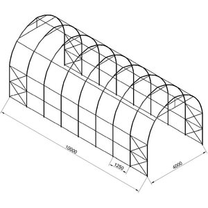 Prohall 4 x 10 m 500g harmaa kaaritalli