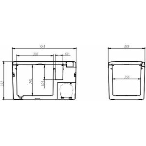 Frezzer Pro 25L 12/24V 230V matkajääkaappipakastin