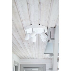 Sessak Lighting Kattovalaisin Correct 5-osainen valkoinen