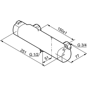 Mora 391100.12 lionx suihkuhana (liitos alas)