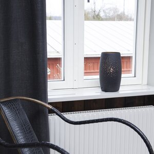Sessak Lighting Colby pöytävalaisin hiekanmusta E27 Max. 40W IP20