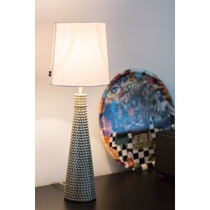Sessak Lighting Lofty Slim pöytävalaisin antiikinhopea E27 Max. 40W IP20