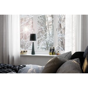 Sessak Lighting Lofty Slim pöytävalaisin antiikinhopea E27 Max. 40W IP20