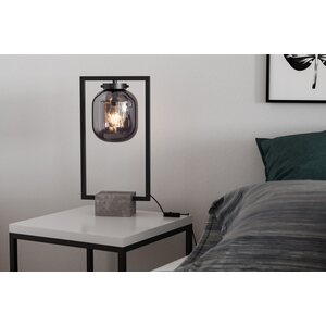 Sessak Lighting Dixton pöytävalaisin Savunharmaa E27 Max. 40W IP20