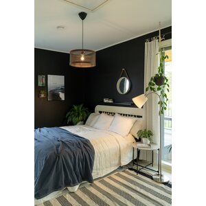 Sessak Lighting Valerie riippuvalaisin mattamusta / tummanruskea E27 Max. 40W IP20