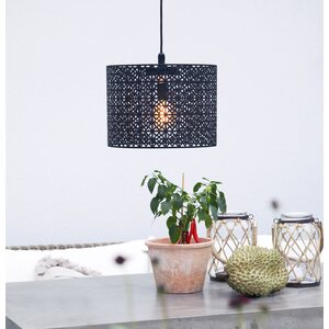 Sessak Lighting Maison riippuvalaisin ulkokäyttöön, mattamusta