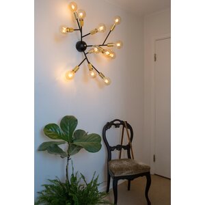 Sessak Lighting Hero seinävalaisin kromattu 12 X E27 Max. 40W IP20