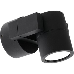 Sessak Lighting Wall seinävalaisin IP44 musta GU10 Max. 35W IP44