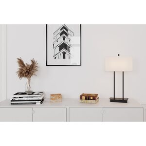Sessak Lighting Luton pöytävalaisin musta/valkoinen 2 X E14 Max. 40W IP20