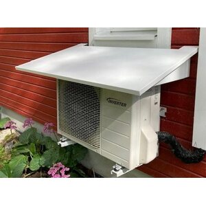 Lämpöpumpun suojakatos Kiilax valkoinen 1200x650mm