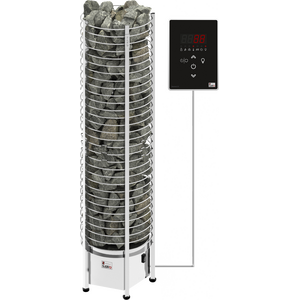 Sawo Sähkökiuas Tower Round 10,5kW 9-16m³ erillinen ohjaus