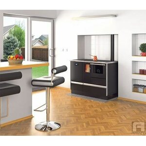 Keskuslämmitys pellettiliesi Alfa Term 20 musta 20KW