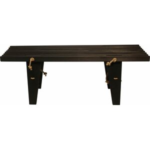 EcoFurn Ekopenkki 120 Mänty musta öljytty