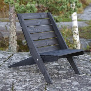 EcoFurn Granny Mänty musta öljytty
