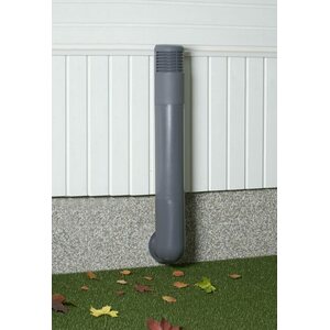Vilpe Tuuletuspaalu Ross Vent 125mm musta