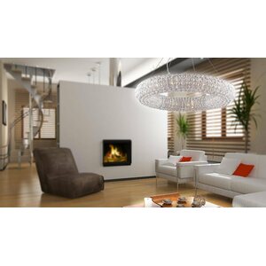 Valaisin Grönlund Kristallikattovalaisin Fiorano Ø80cm LED 12xG9 3W