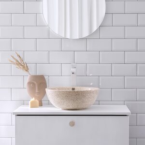 Woodio Soft 40 ilman hanapaikkaa, Polar glossy, valkoinen