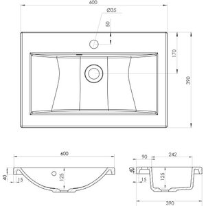 Grip Claudia 60 valumarmoriallas 600x390mm