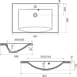 Grip Jojo 60 mini valumarmoriallas 600x390mm