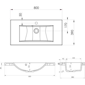 Grip Claudia 80 valumarmoriallas 802x390mm