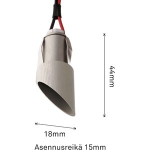 Saas Instruments Sisustusvalaisin Diagonal lisäosa teholed 1x3W