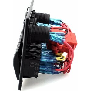 Brightsolar 12/24V ohjauspaneeli jännitemittarilla ja USB portilla